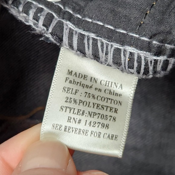 New In Jeans Womens Medium Black High Rise Wide Leg Elastic Waist Denim - Picture 4 of 9